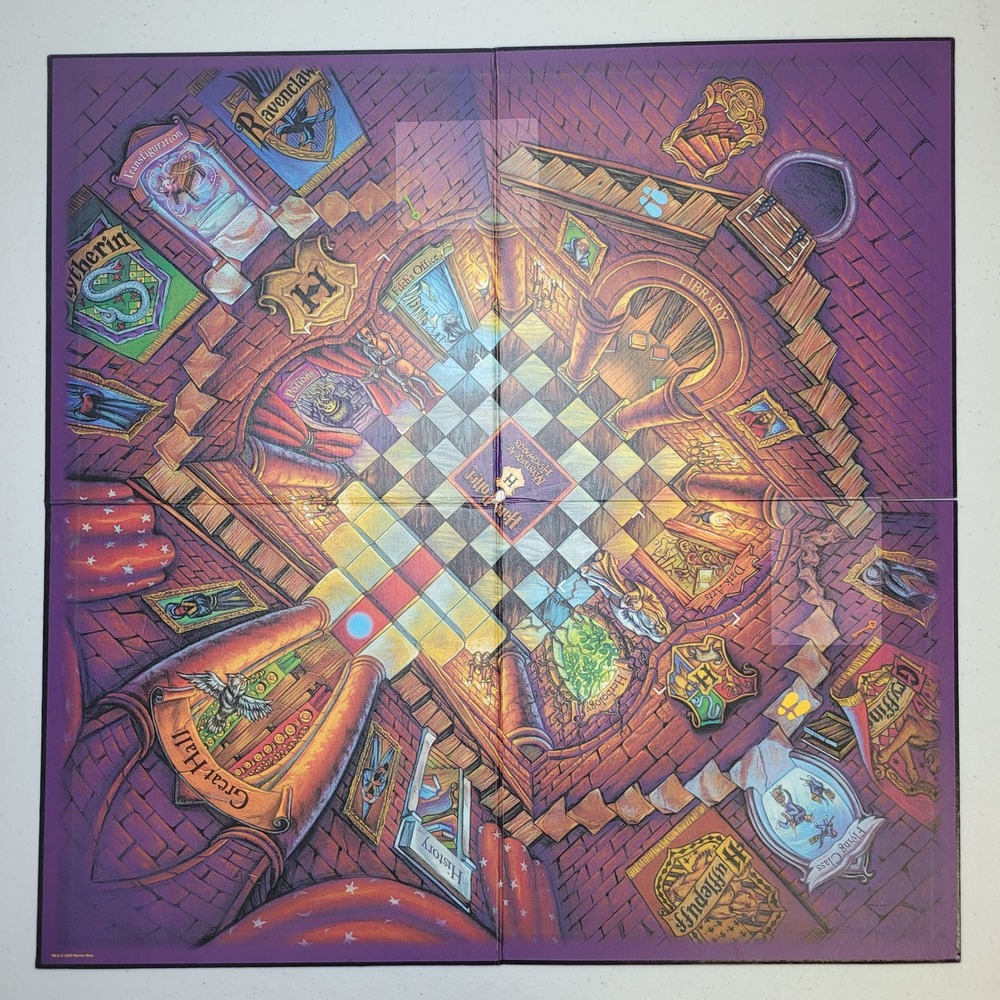 2000 Harry Potter Mystery at Hogwarts Replacement Game Board Mattel‎ Warner Bros